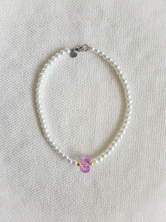 ✨️Pearly Initial Charm Necklace