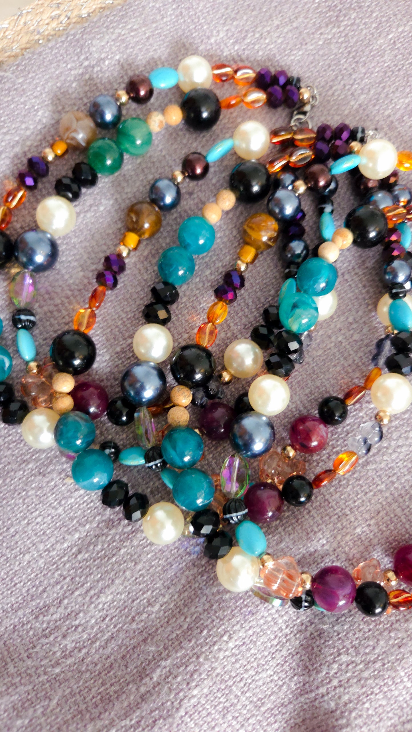 ✨ Funky Chunky 8.0 Necklace — Bold Dopamine Dressing Kawaii Statement 🧸💎