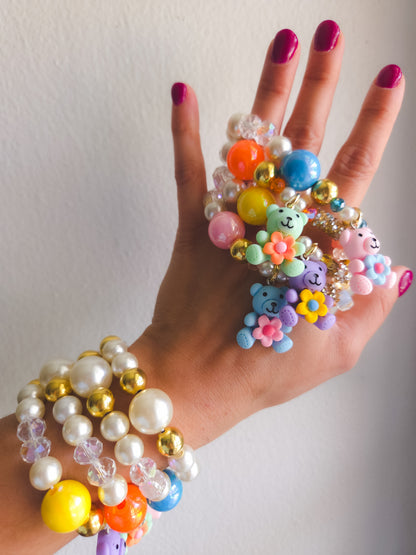 Bloom Bear Bracelet 🧸🌸