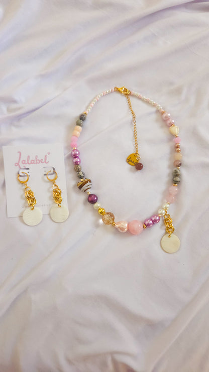 Pink Pearl Crush Jewelry Set 🩷✨