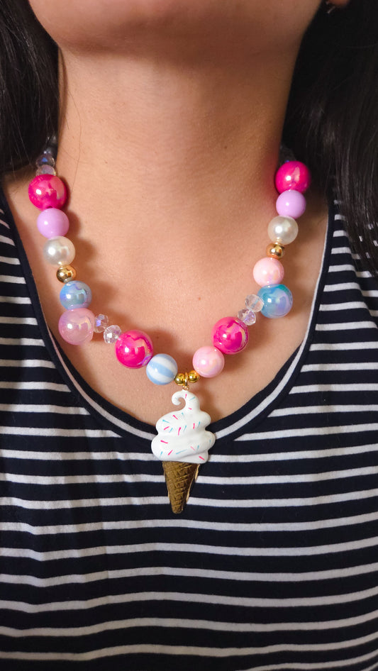 Sweet Swirl Necklace 🍦