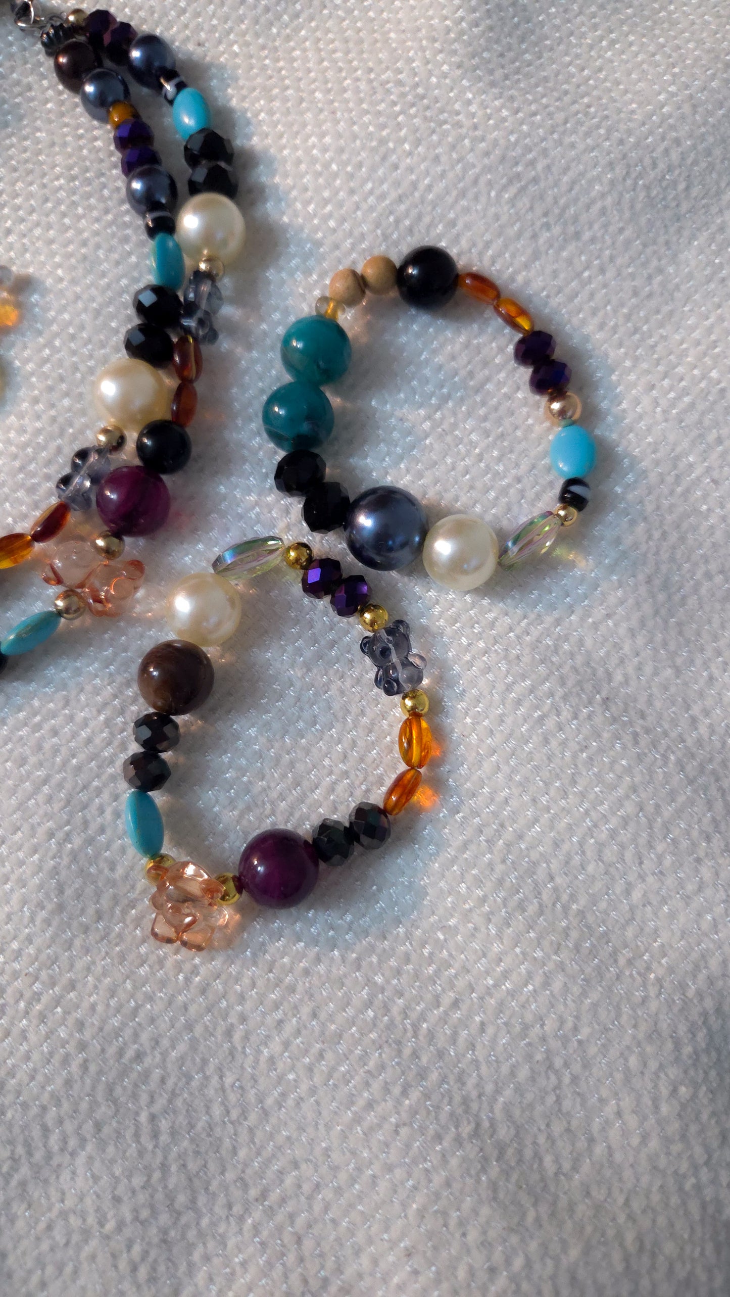 ✨ Funky Chunky 8.0 Bracelet Set— Bold Dopamine Dressing Kawaii Statement 🧸💎