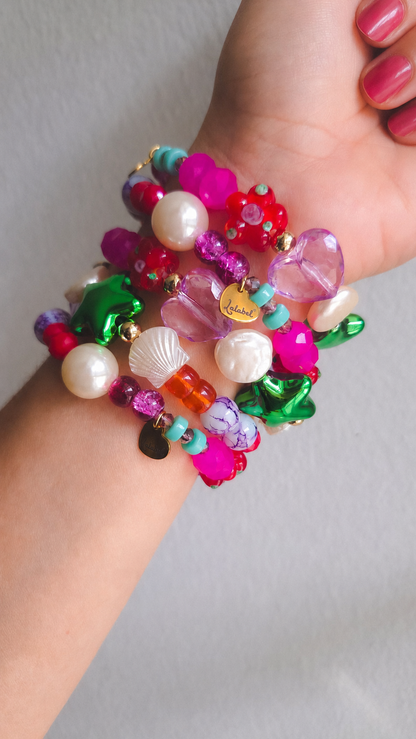 Green Star Candy Bracelet