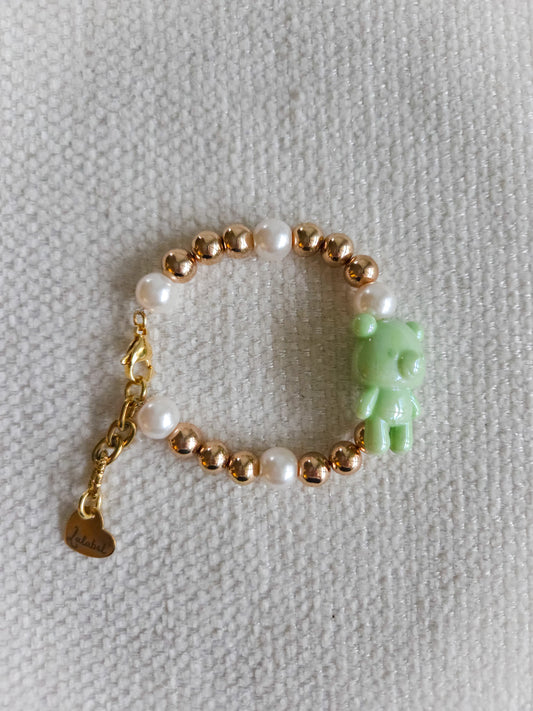 Pastel Teddy Dreams Bracelet 🧸✨
