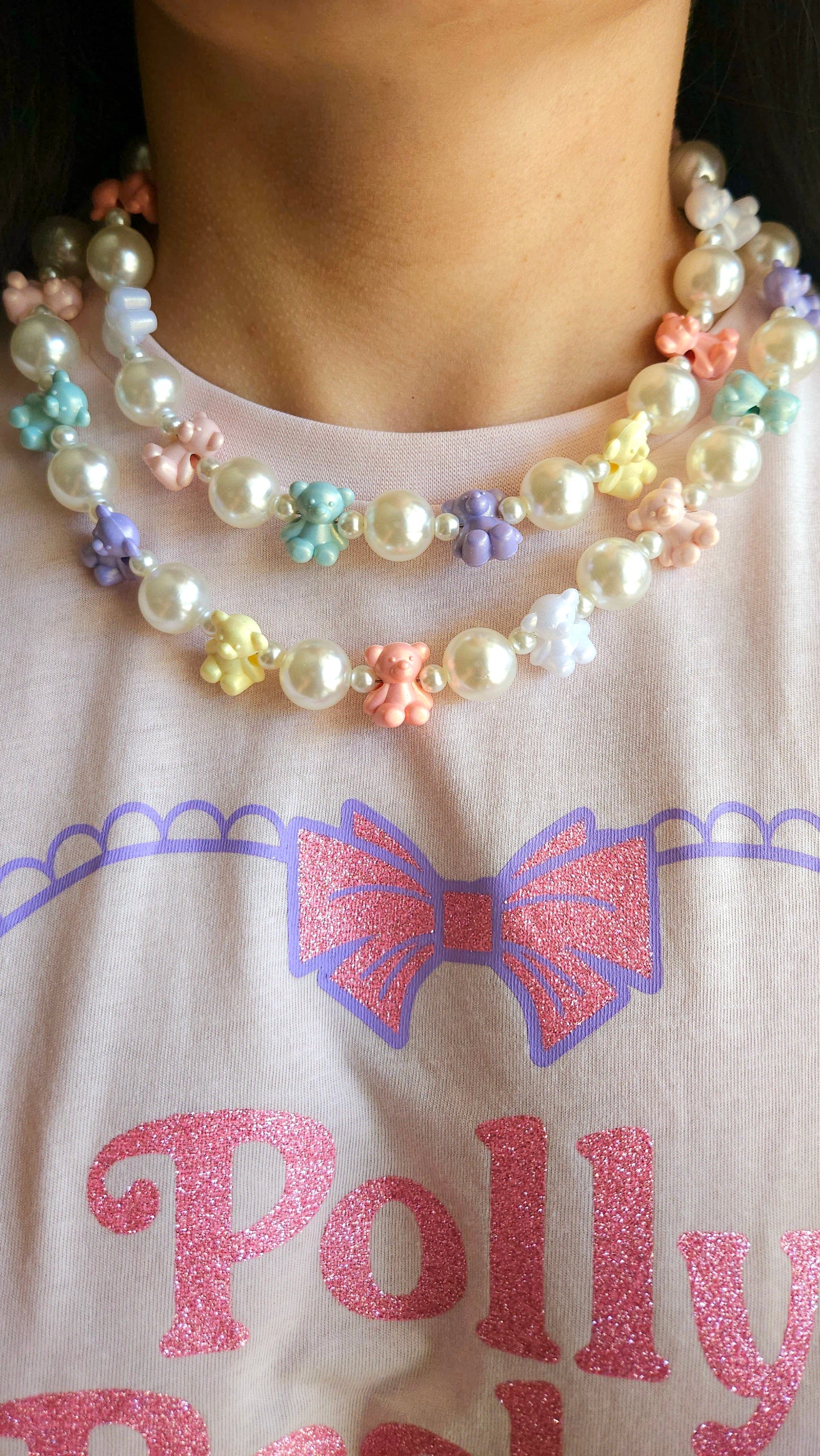 🌈 Rainbow Pastel Teddy Bracelet Set 🧸✨ | Dopamine Dressing | Kawaii Pastel Aesthetic