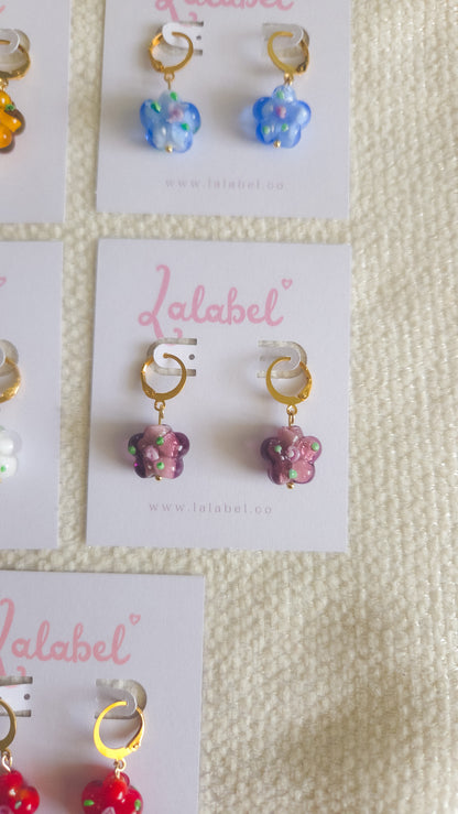 Bloom Huggie Earrings