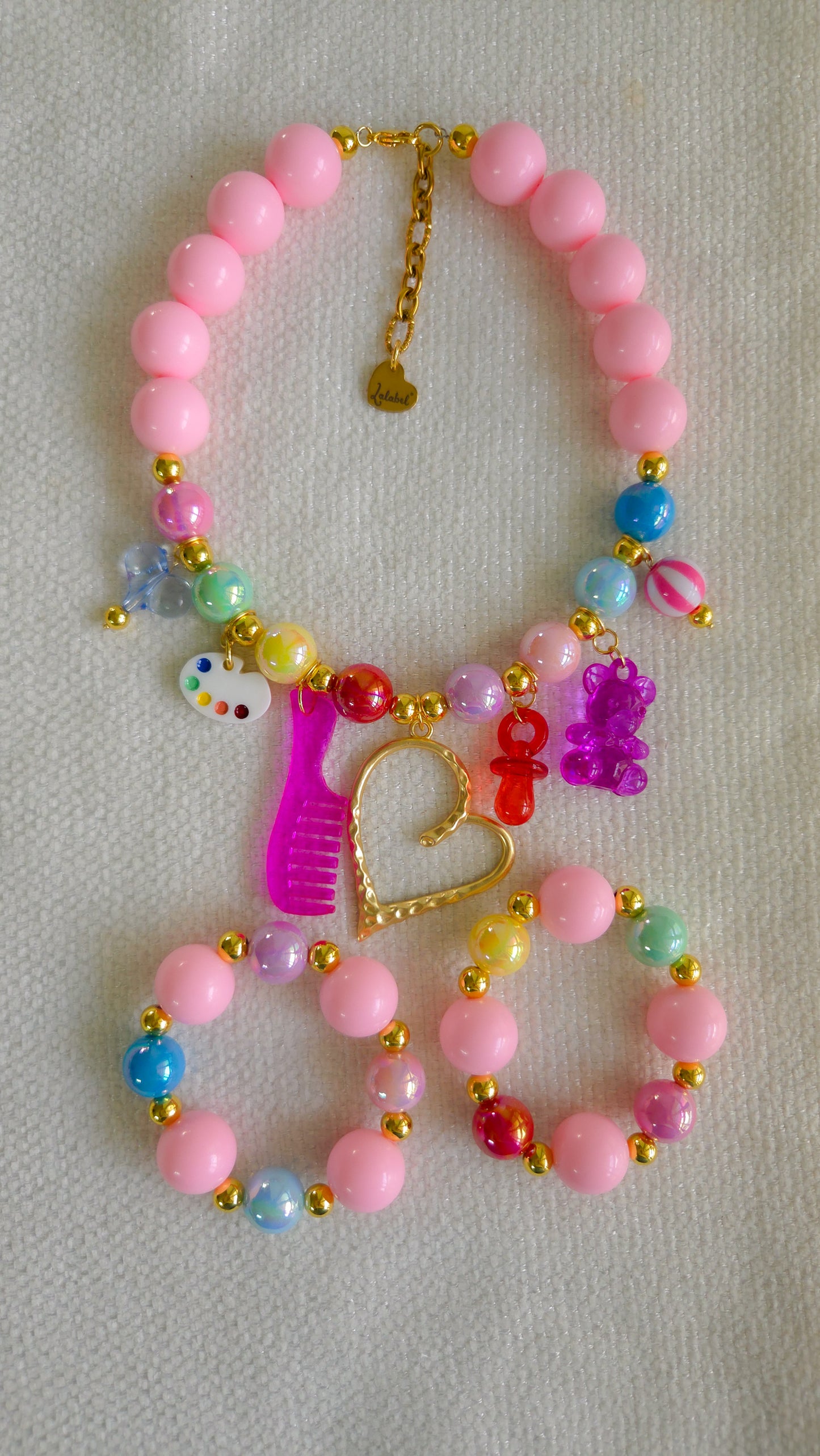 🎀 My Childhood Necklace | Dopamine Dressing | Statement Jewelry