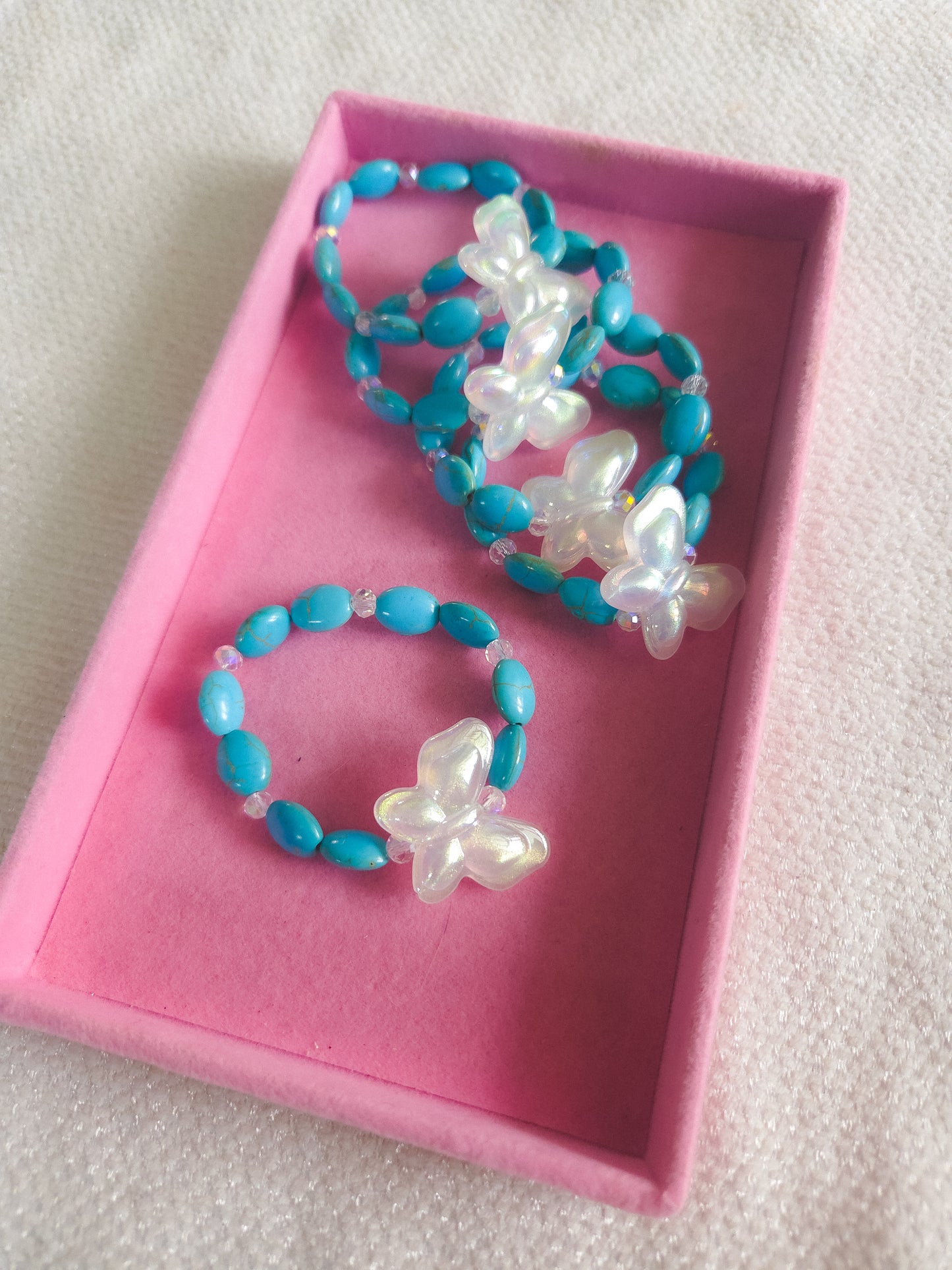 Turquoise Butterfly Bracelet 🦋