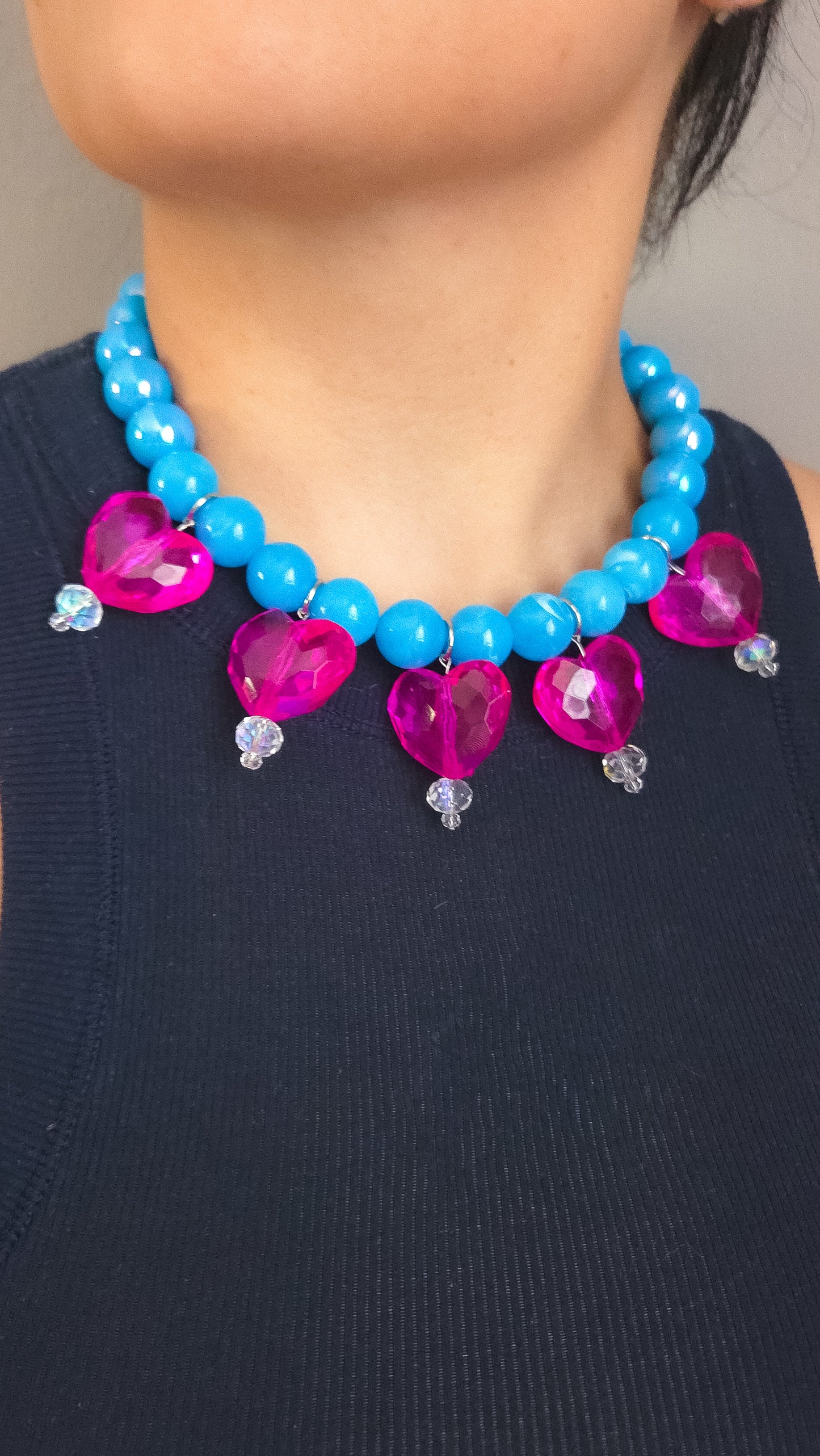 Candy Heart Pop Necklace