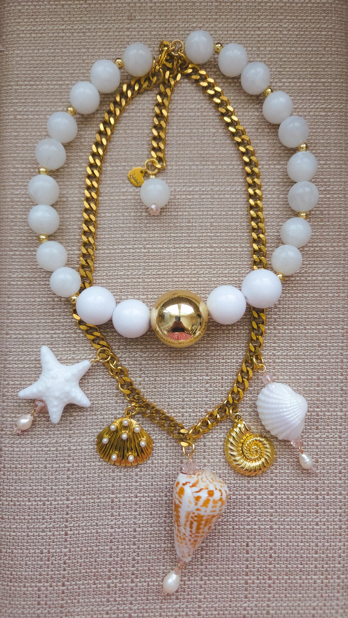 Seashell Icon Layered Necklace