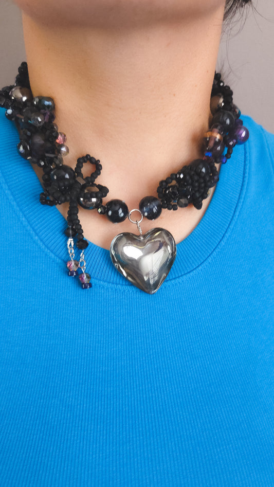 Enchanted Onyx Heart Necklace 🖤