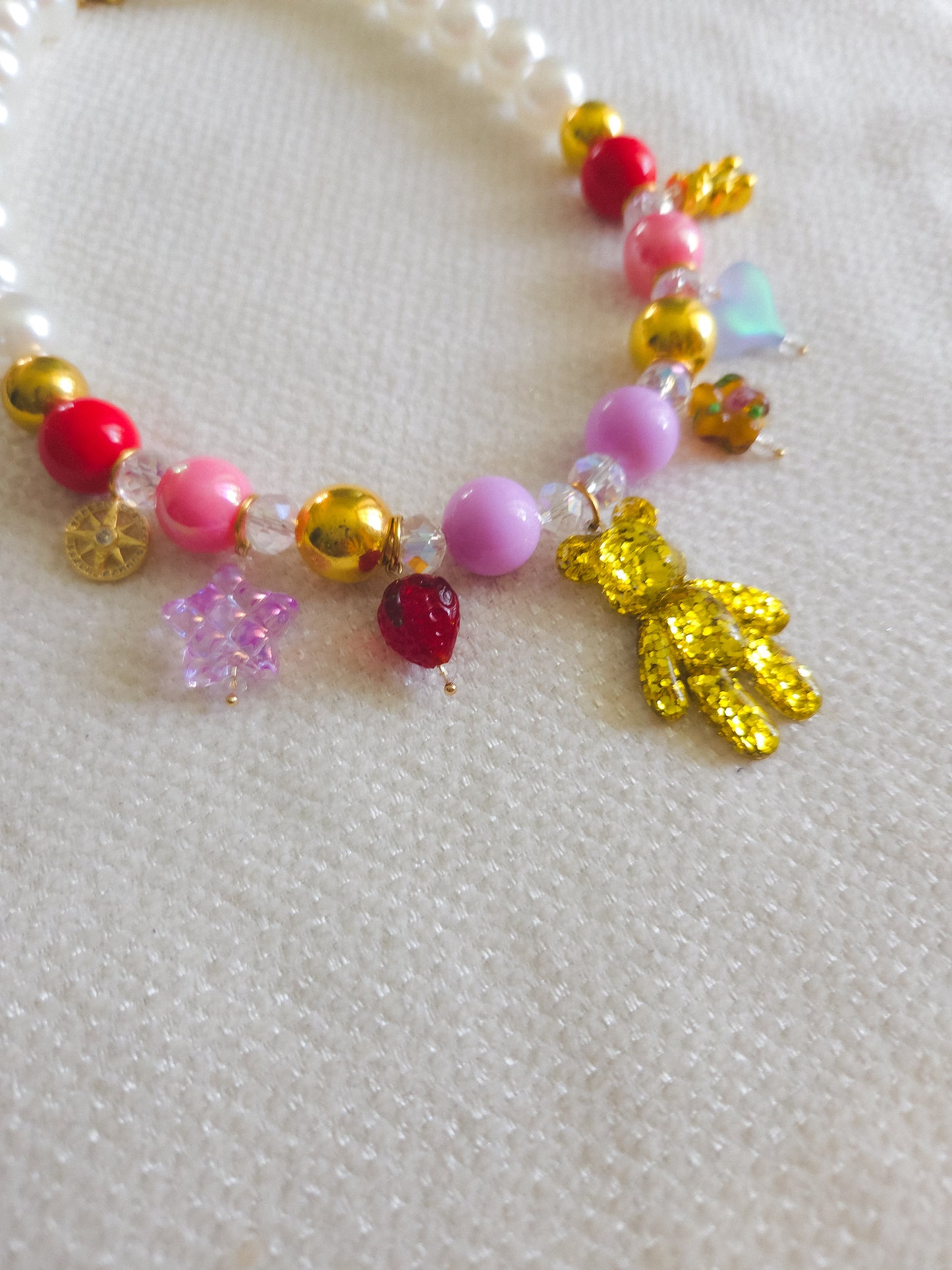 Golden Teddy Daydream Necklace
