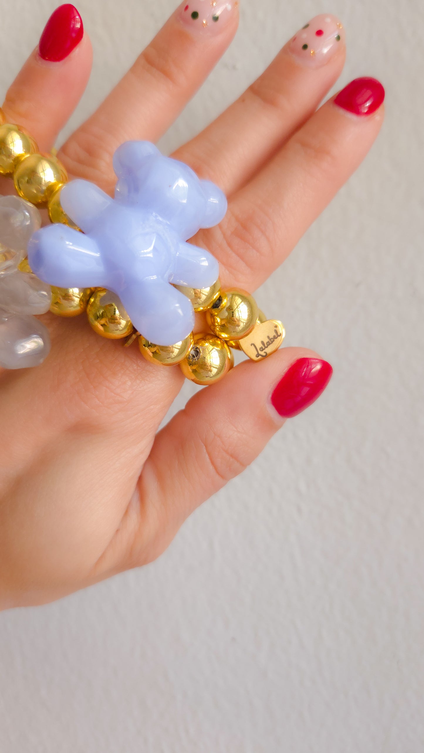 🧸✨ Teddy Pop Bracelet |Handmade Y2K Kawaii Dopamine Dressing Jewelry