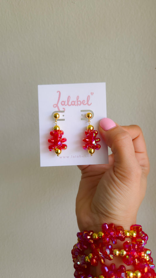 ✨️Radiance Teddy Earrings | Sparkly Statement Jewelry | Y2K Dopamine Dressing Jewelry