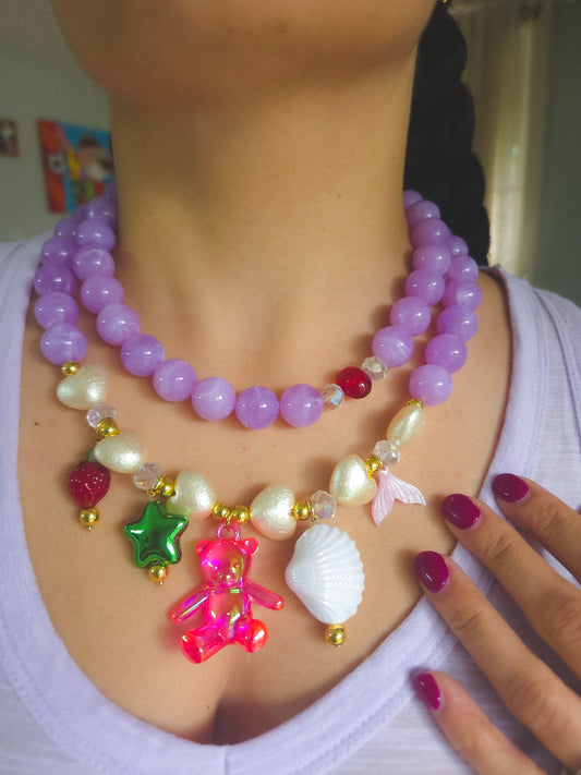 🌸 Dreamy Lilac Teddy 2.0