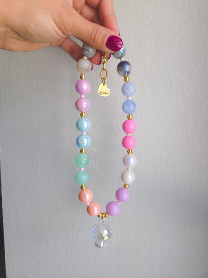 Rainbow Mushroom Necklace