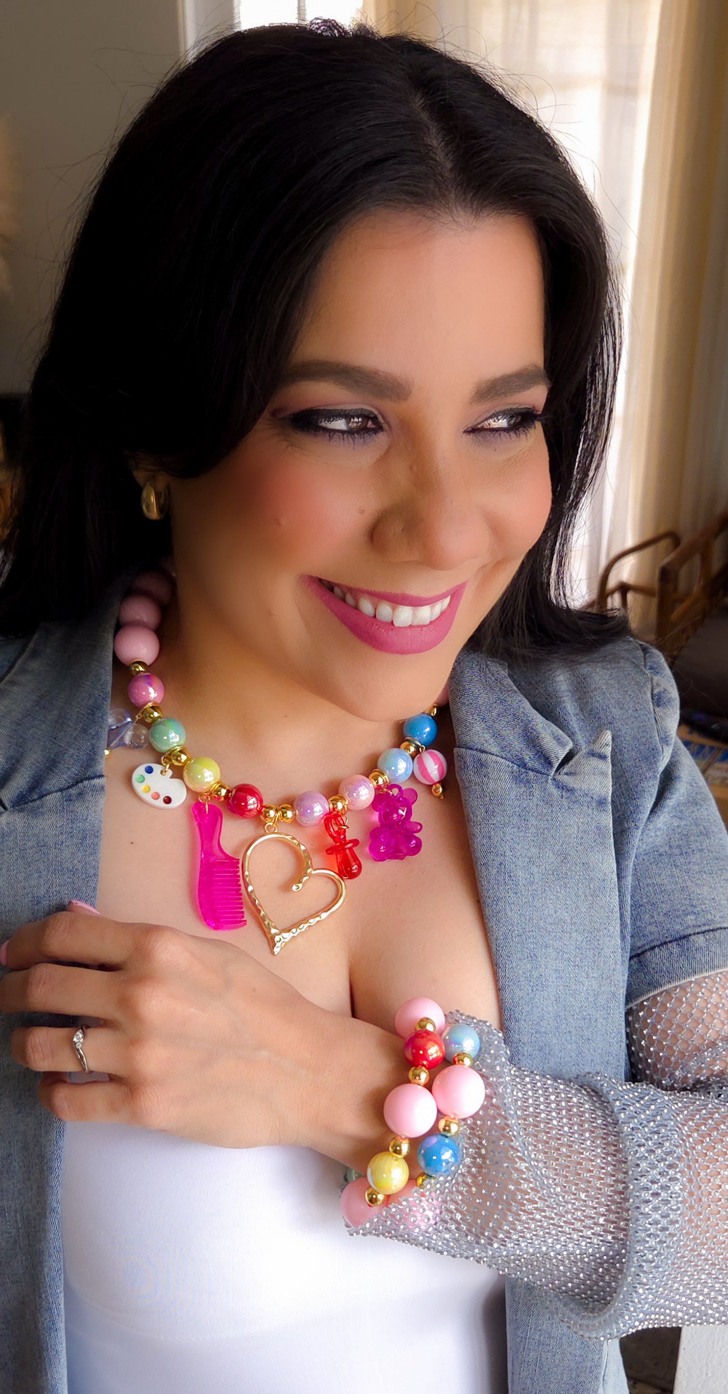 🎀 My Childhood Necklace | Dopamine Dressing | Statement Jewelry