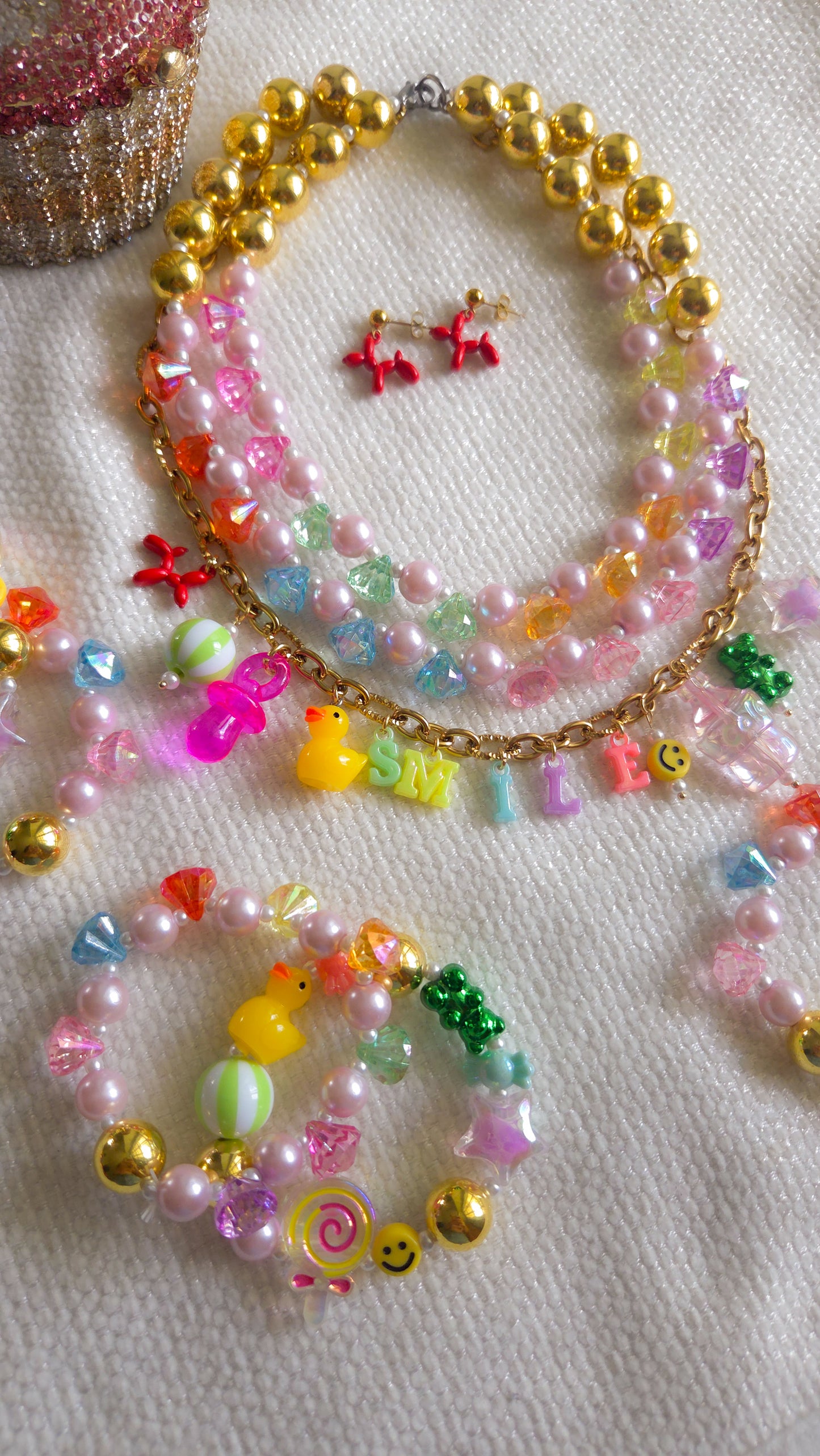 🎡Funfair Dreams Necklace 🌈 - Kawaii Main Character Energy 🎡🎀