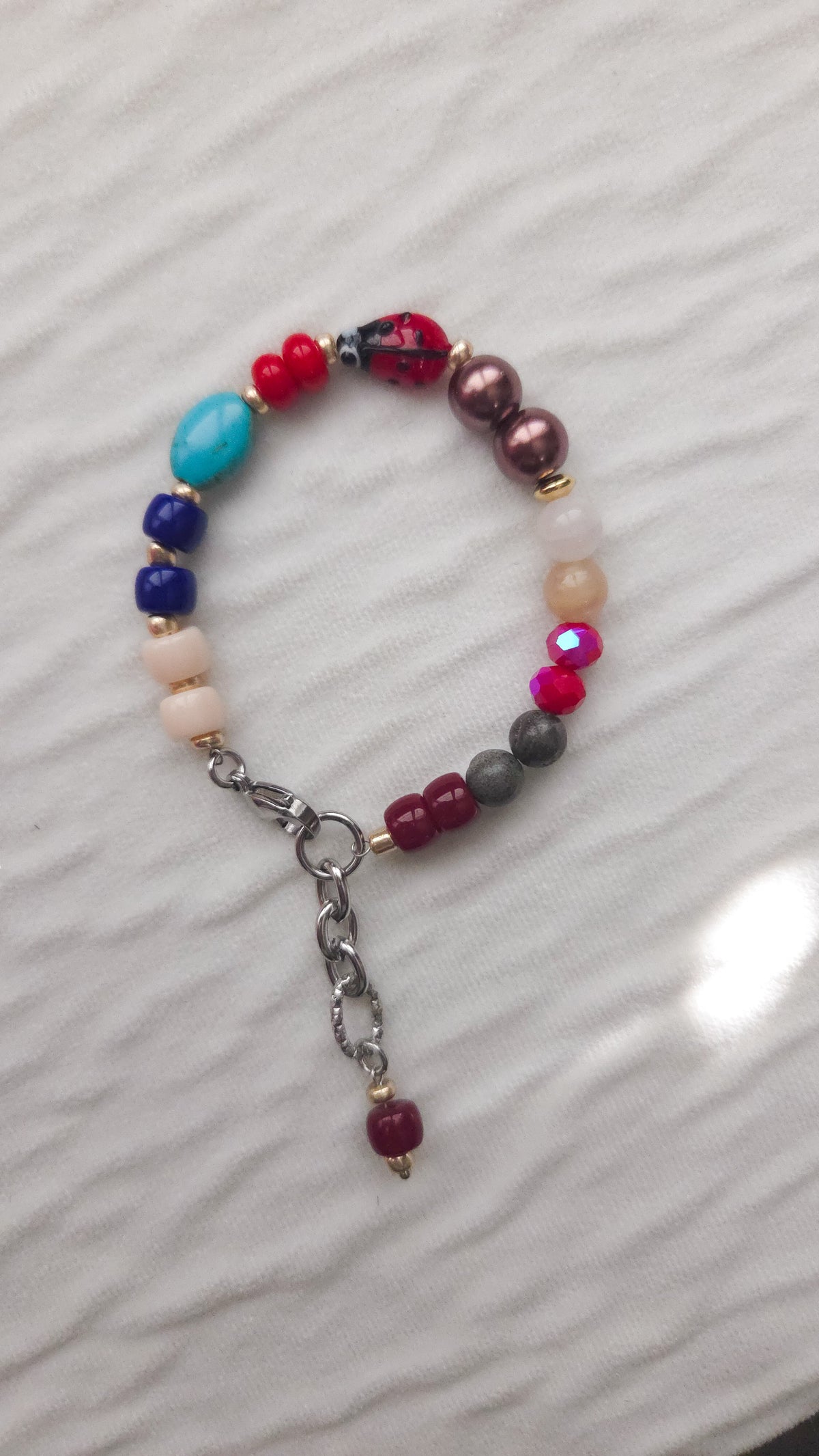 Ladybug Charm Bracelet