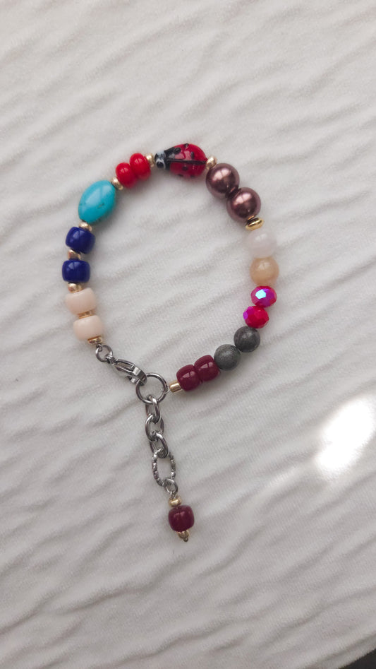 Ladybug Charm Bracelet