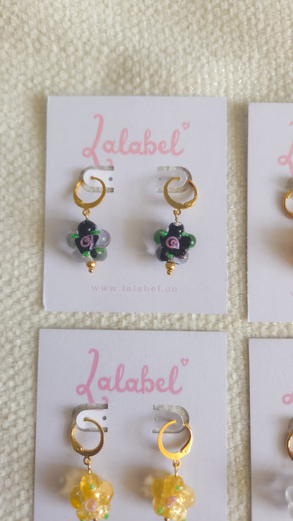 Bloom Huggie Earrings