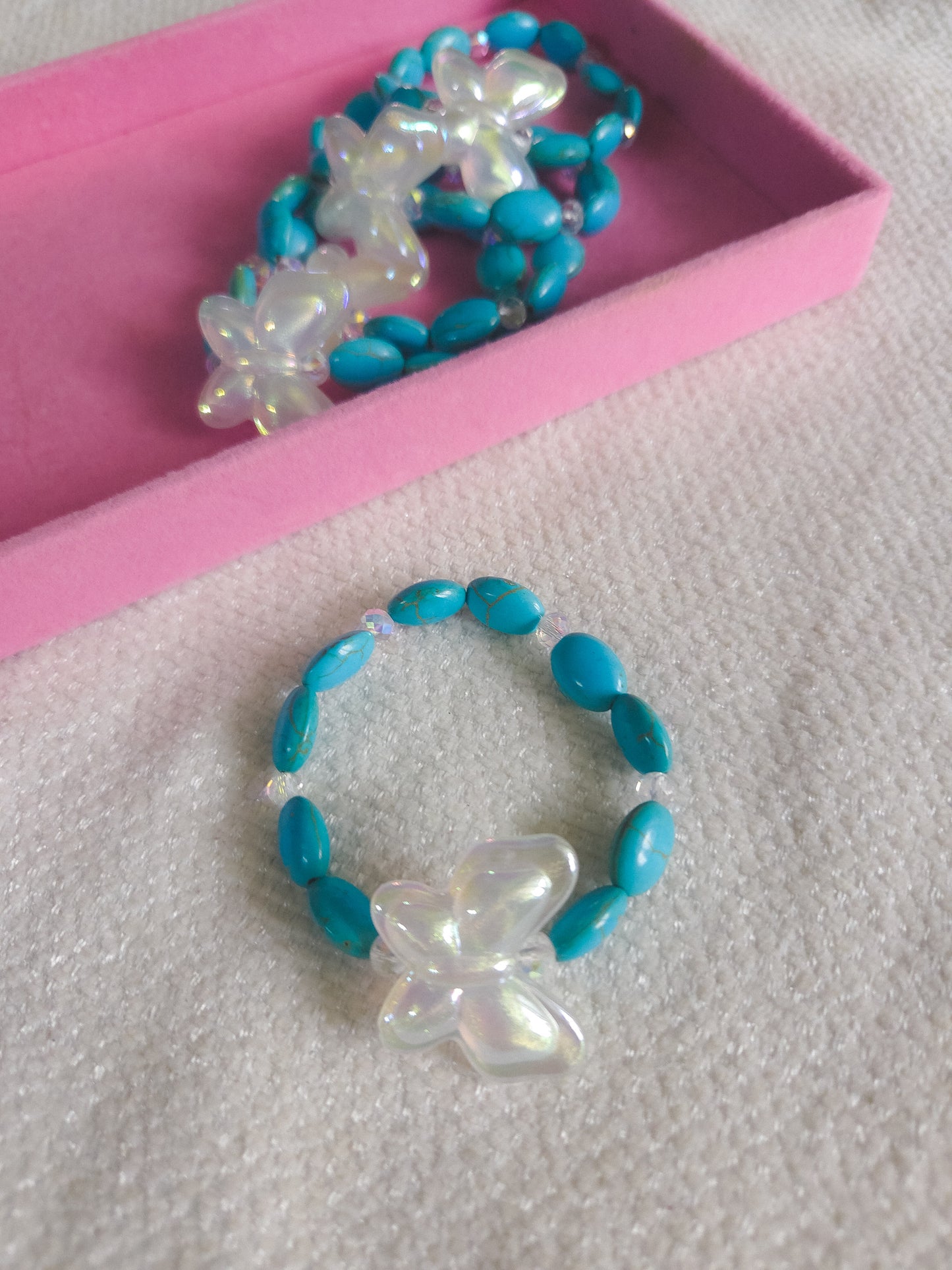 Turquoise Butterfly Bracelet 🦋