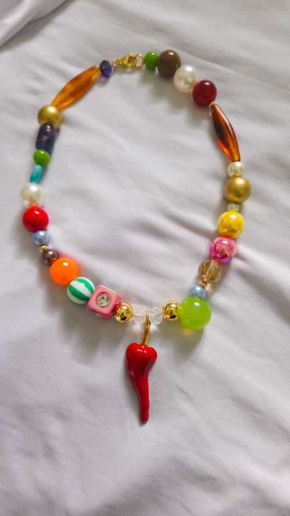 Picante Pop Necklace 🌶️