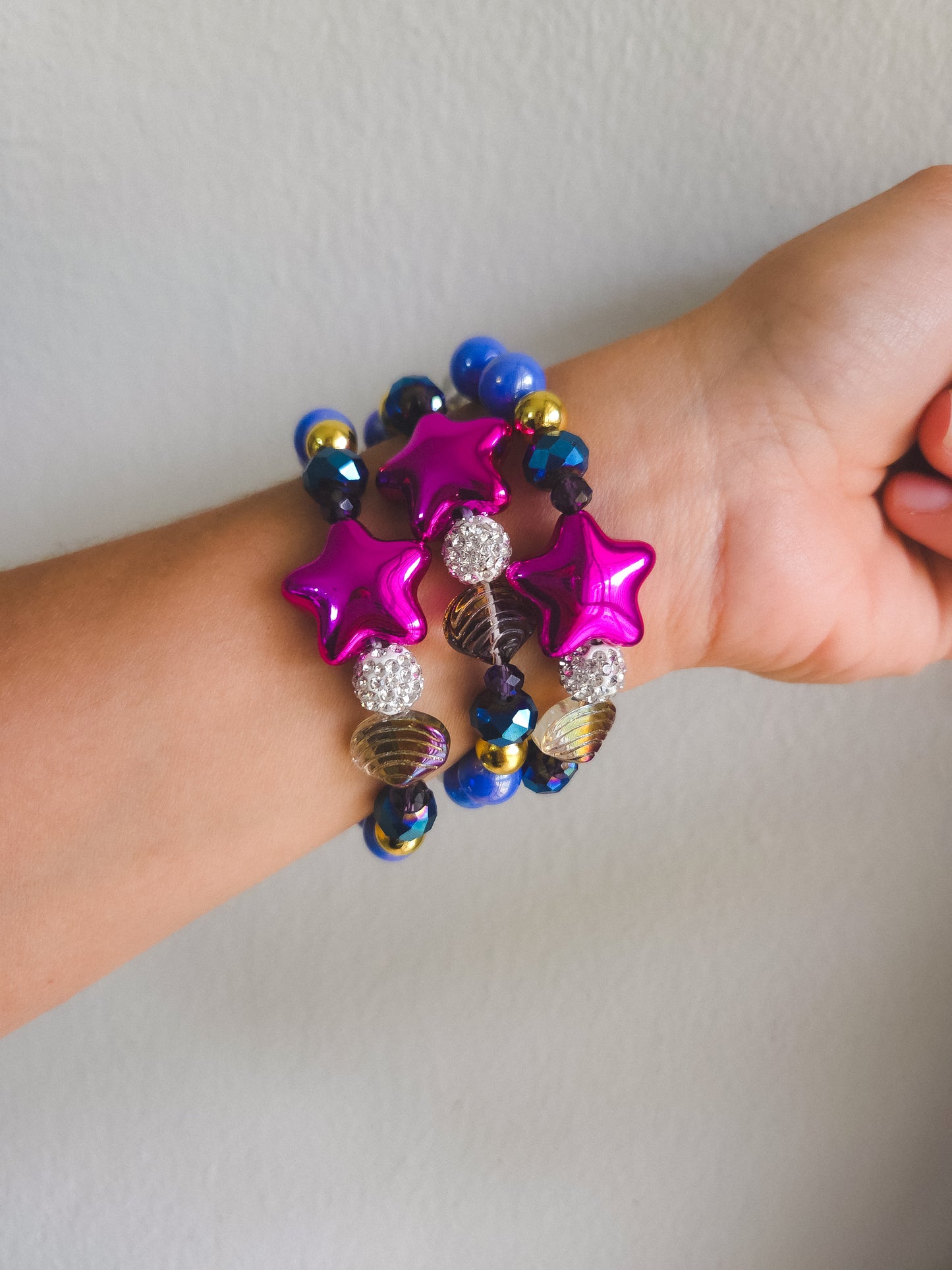 Blue Nova Shell Bracelet🐚🌠