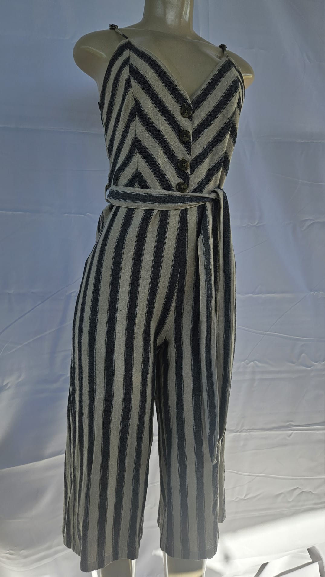 Derek Heart V-Neck Jumpsuit