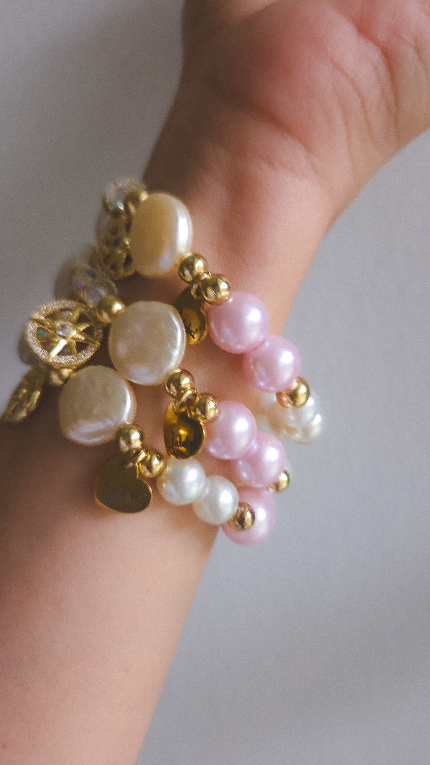 Pearl Compass Bracelet
