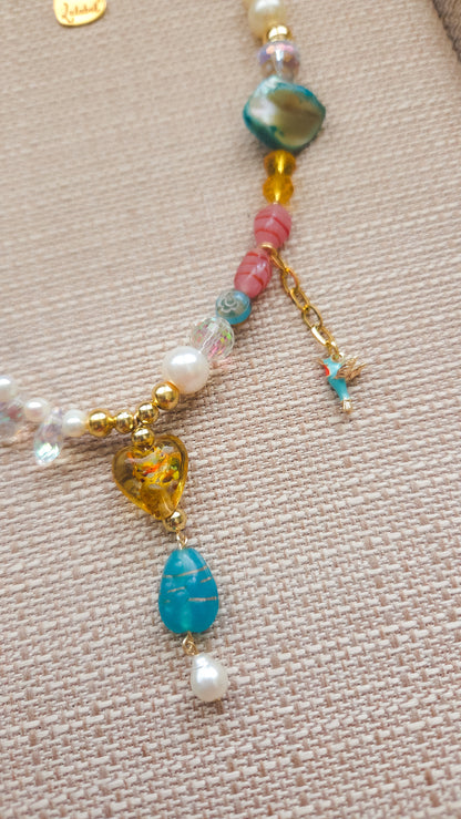 Picaflor Pearl Necklace