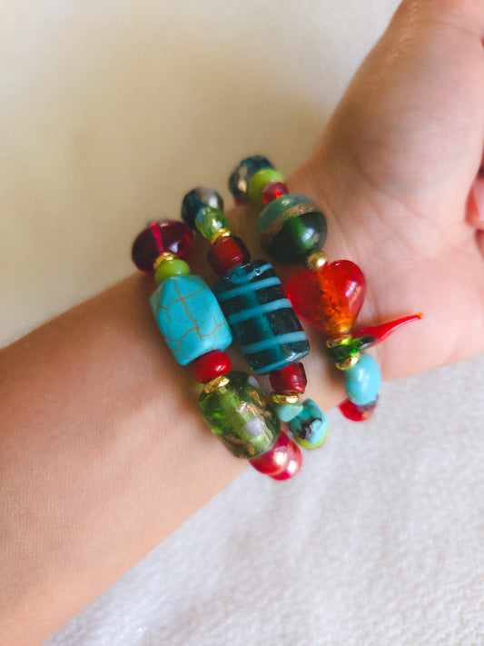 Mediterranean Spice Bracelet Stack