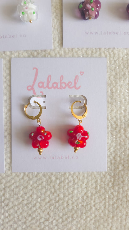 Bloom Huggie Earrings