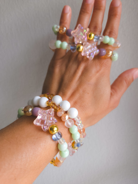 Pastel Sea Star Bracelet 🌊
