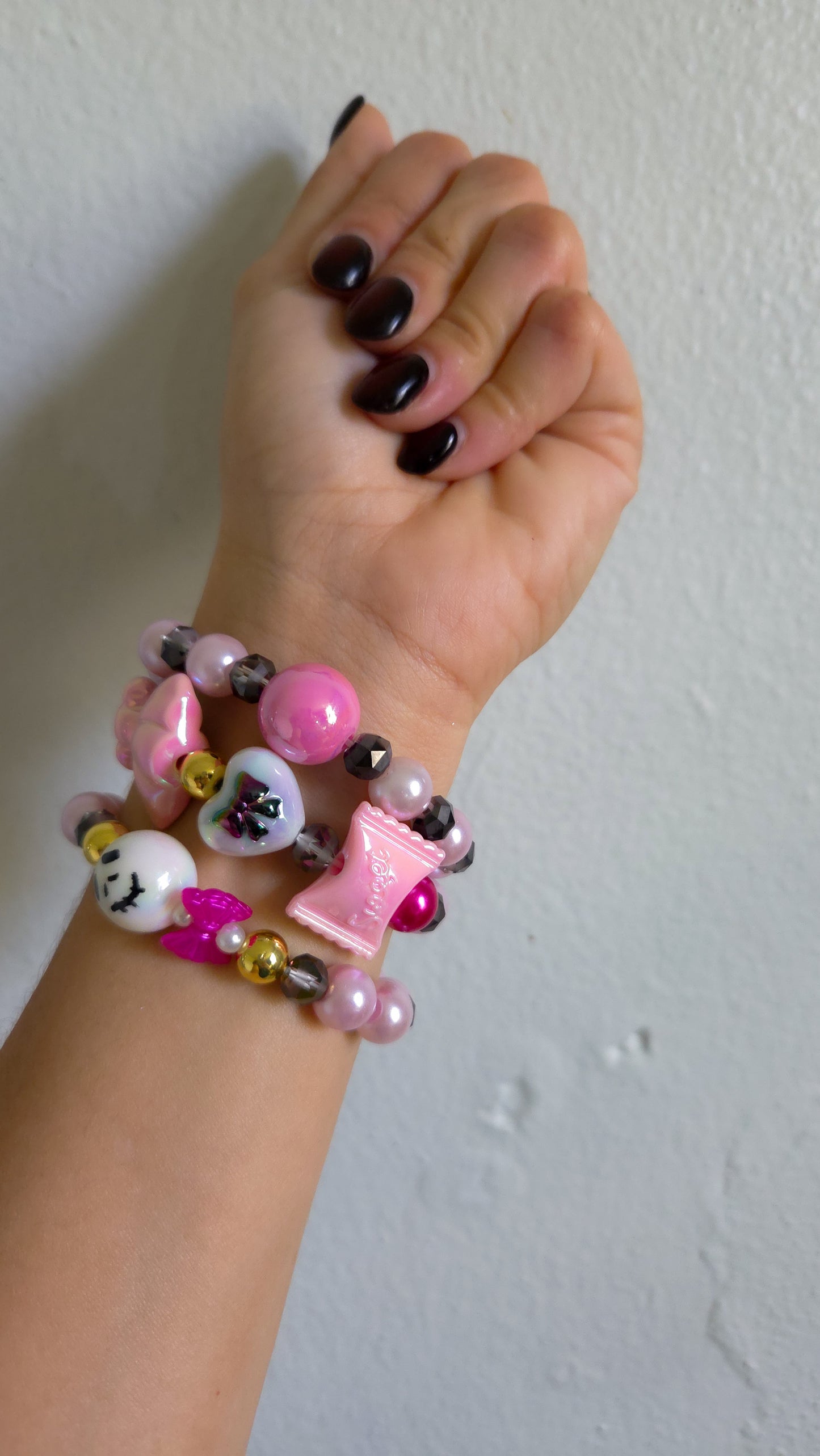 Sweet & Spooky Charm Bracelet Set – Kawaii Main Character Energy 🎀👻