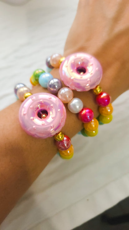 Rainbow Donut Pop Bracelet