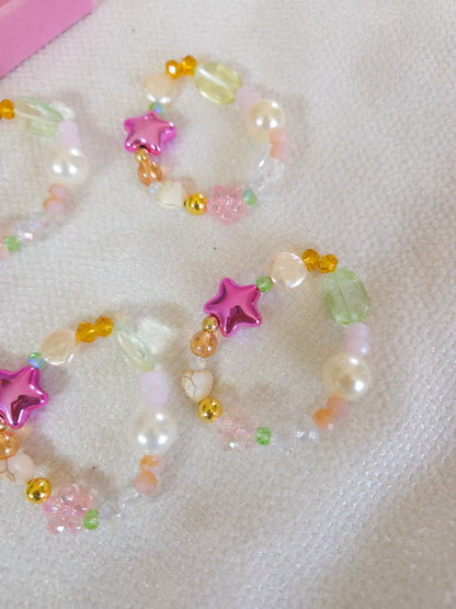 Pink Star Treasure Bracelet 🌟