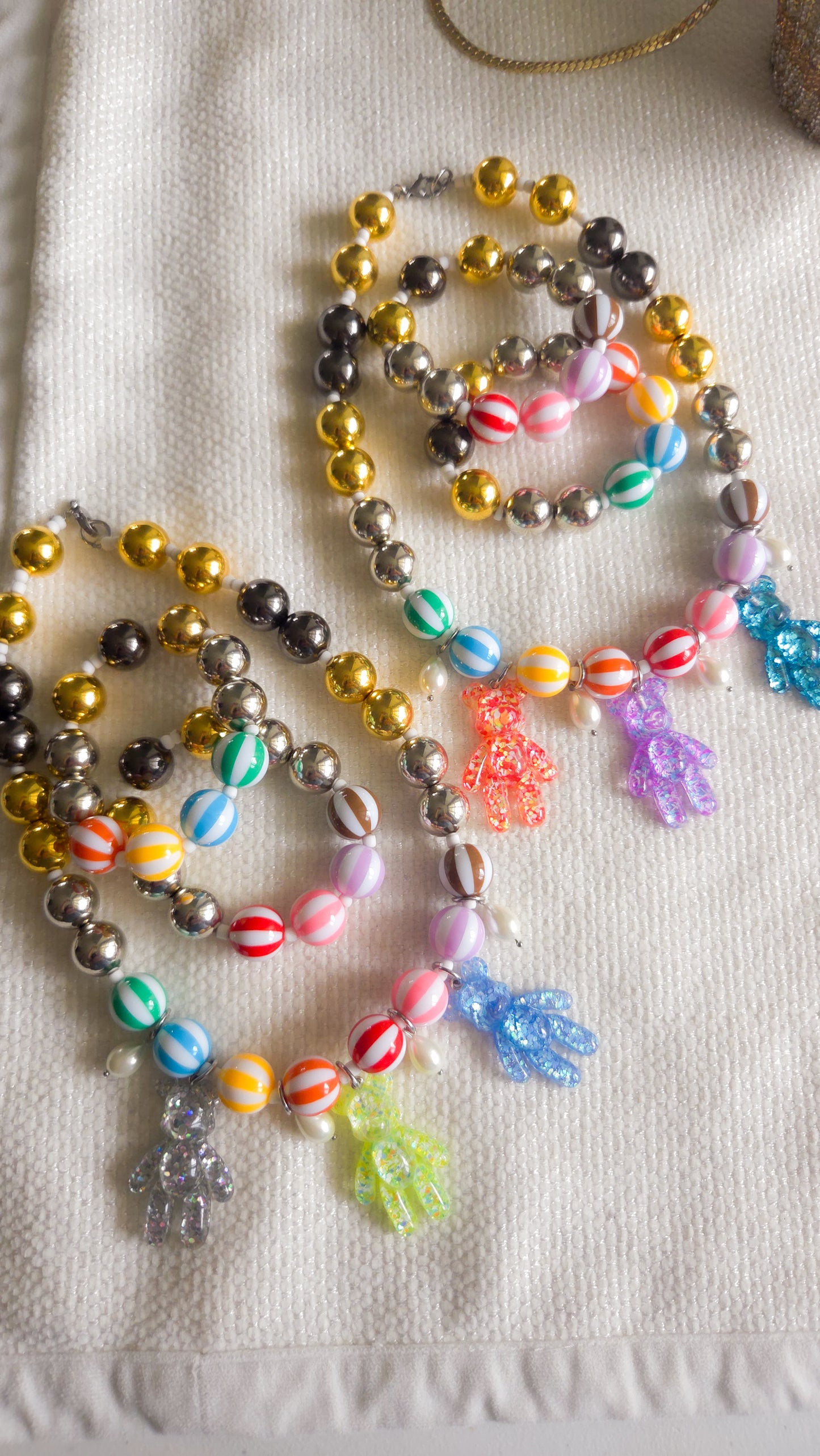 Sugar Rush Teddies Necklace 🍬🧸 | Dopamine Dressing