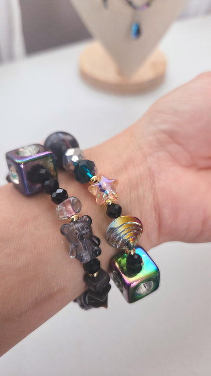 Smoky Treasure Teddy Bracelet
